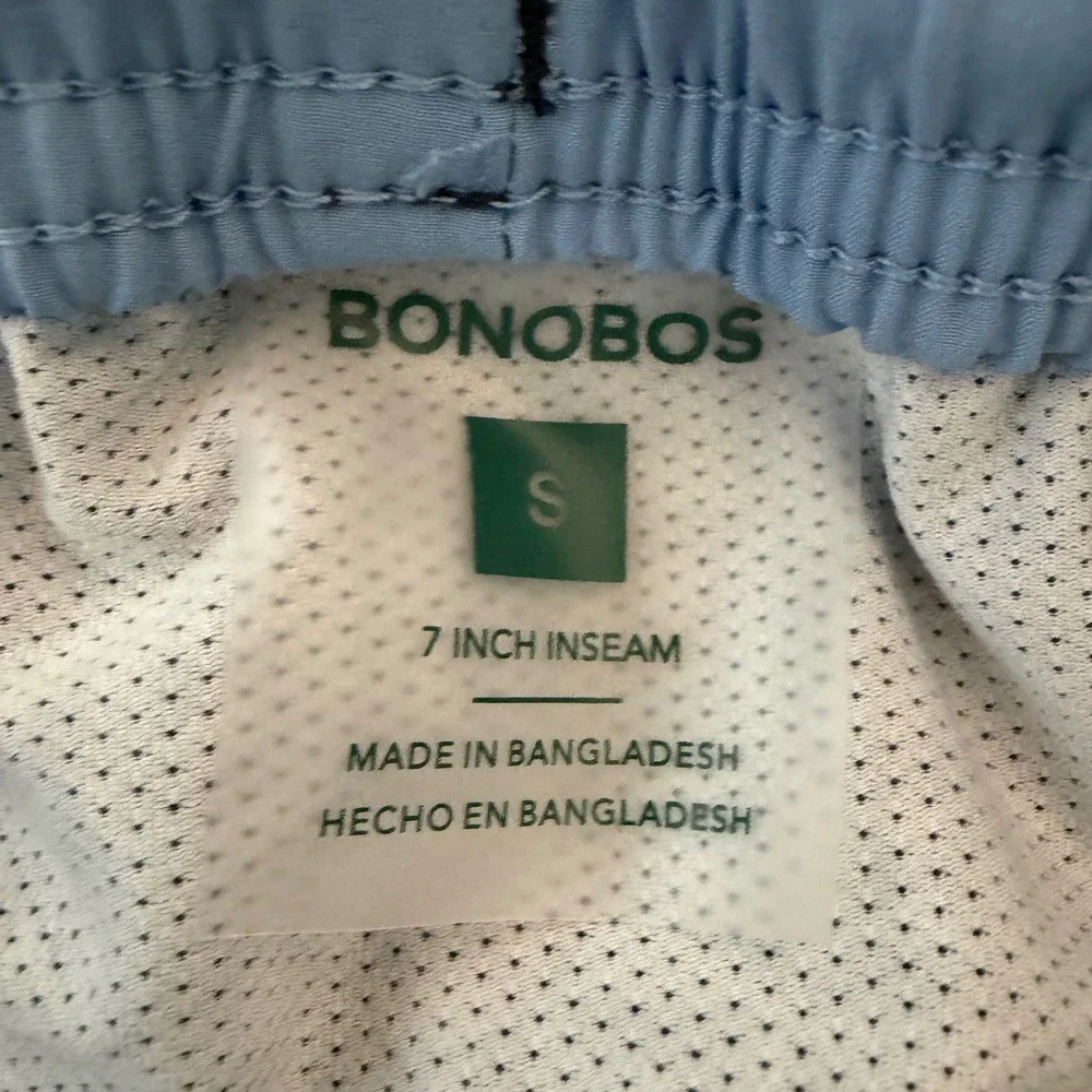 NEW Bonobos Riviera Swim Trunks Mens Small Navy Floral 7 Inch Inseam Resort